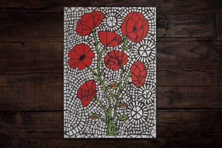 ‘Poppies Meadow’ Mosaic